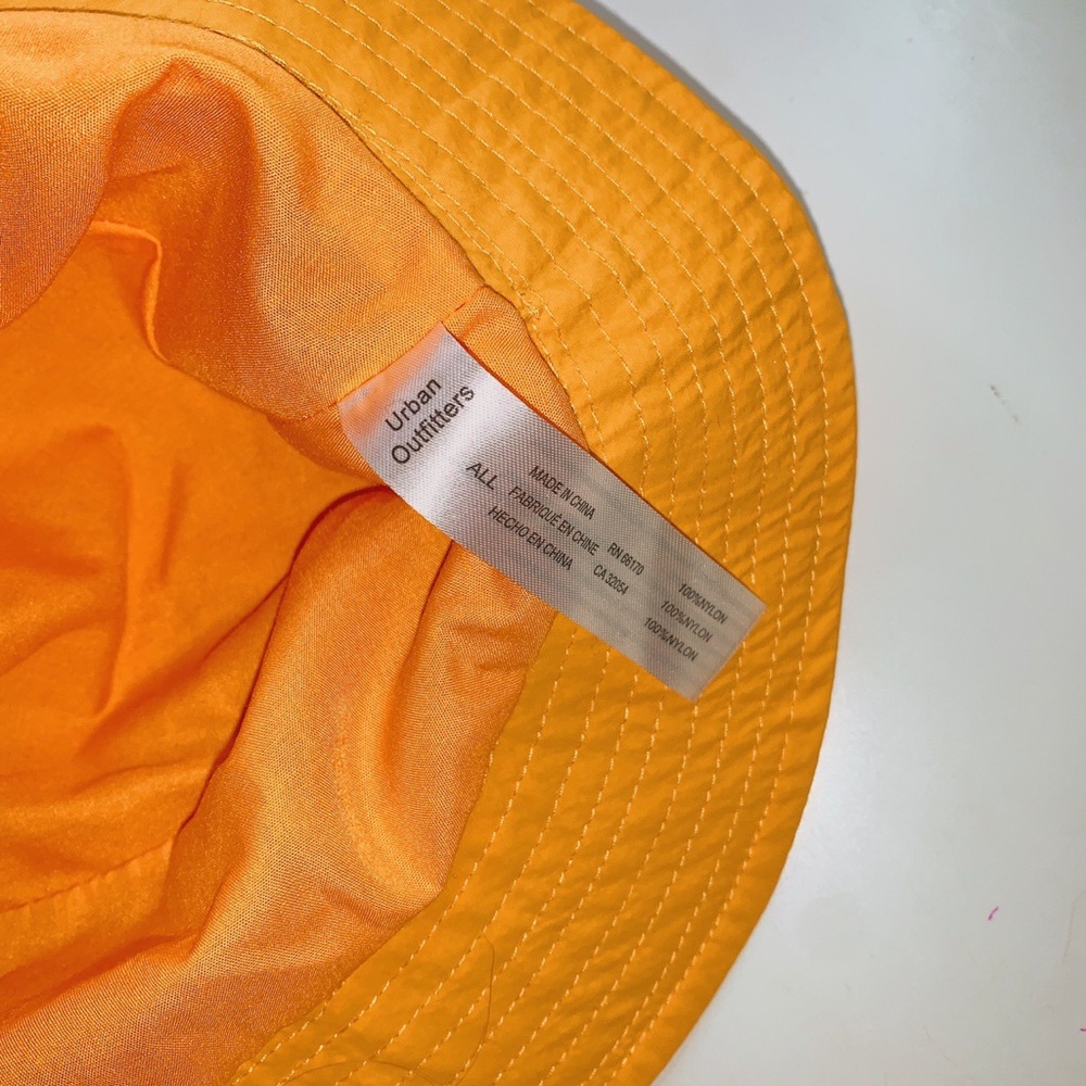 urban outfitters orange nylon bucket hat 🤍 - Picture 4 of 4